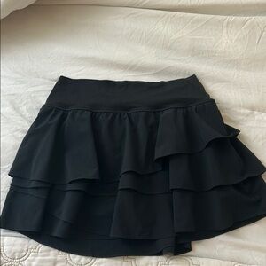 Aerie Black Skater Skirt